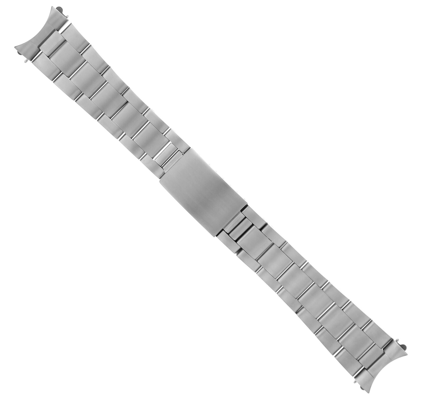 SOLID OYSTER WATCH BAND FOR 34MM ROLEX TUDOR SUBMARINER WATCH MATTE HEAVY 19MM