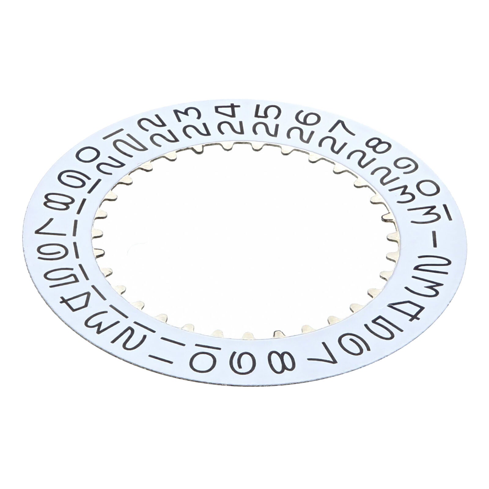 CALENDAR DATE DISC FOR ROLEX MOVEMENT 1575, 1601,1603 DATE, DATEJUST NQS WHITE