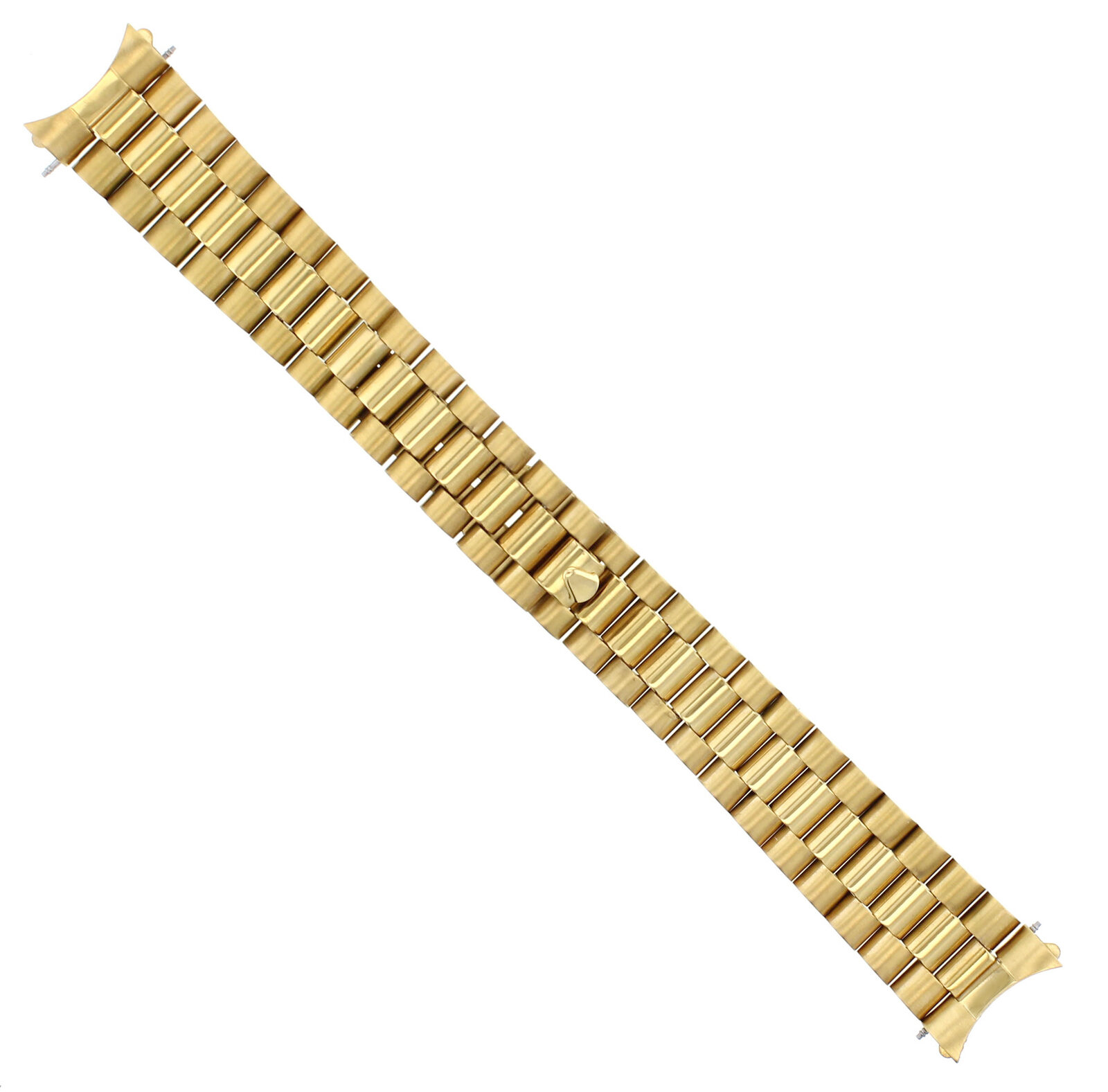 PRESIDENT WATCH BAND SOLID BRACELET FOR 34MM ROLEX DATE WATCH 19MM GOLD GP