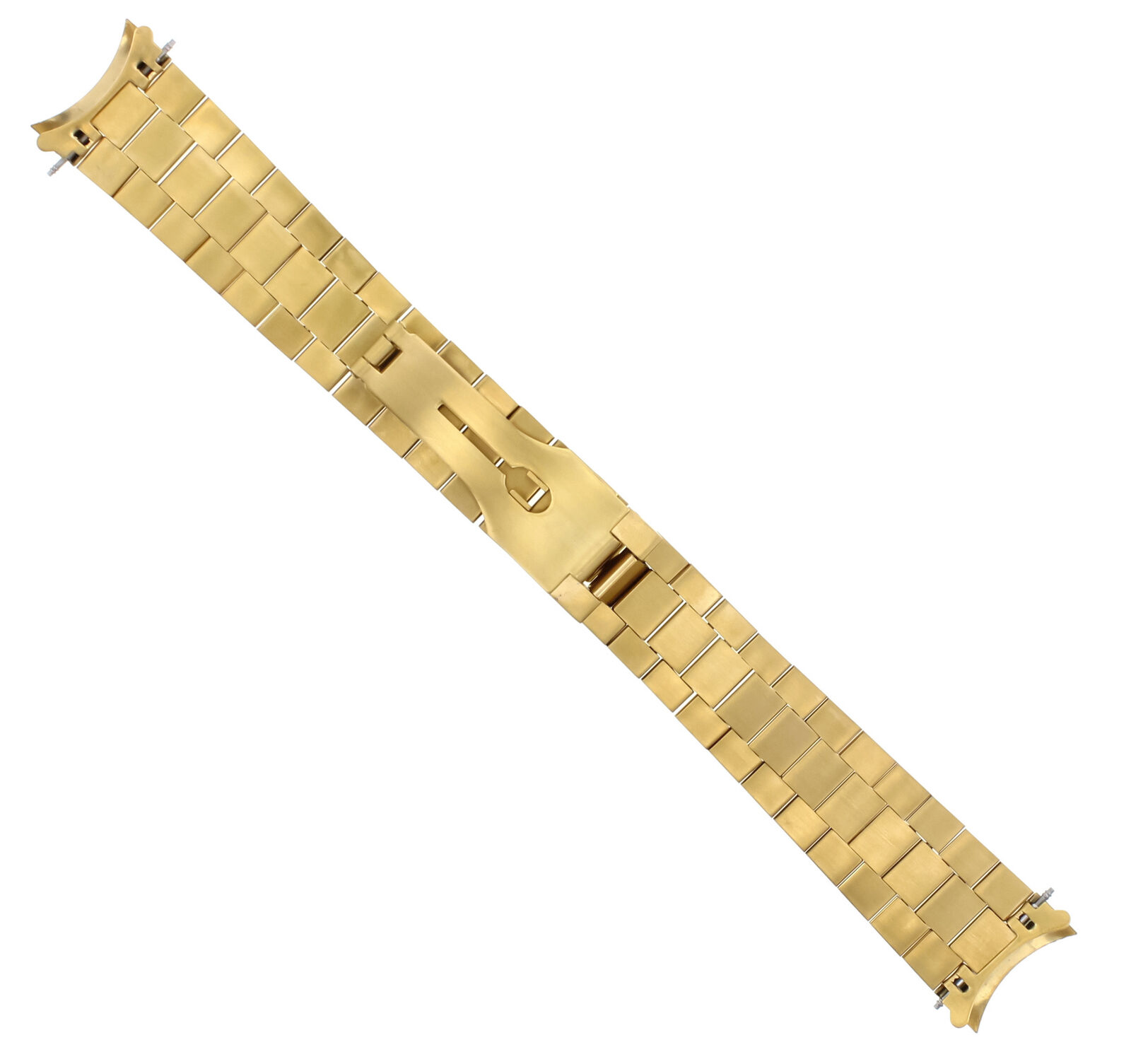 PRESIDENT WATCH BAND SOLID BRACELET FOR 34MM ROLEX DATE WATCH 19MM GOLD GP