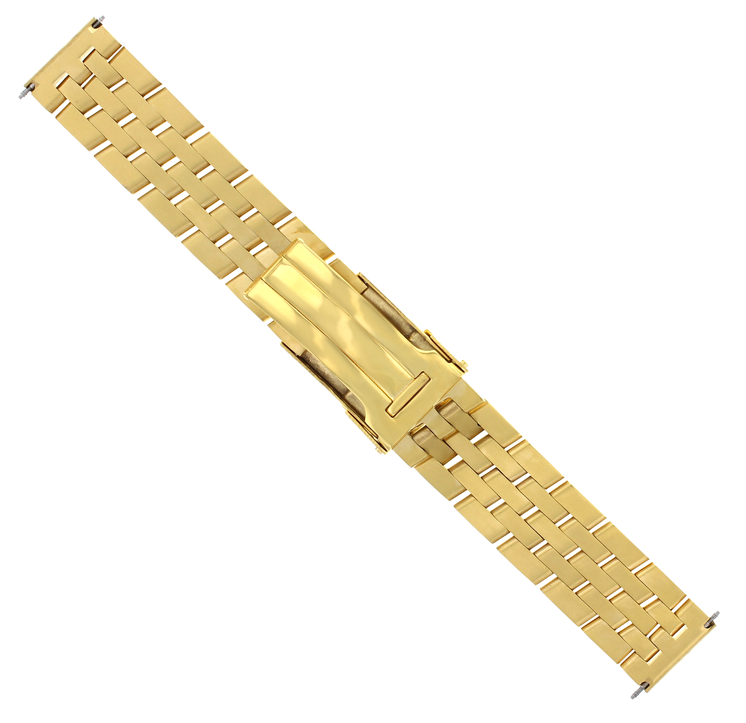 20MM WATCH BAND FOR 39MM BREITLING CHRONOMAT K13352 WATCH 5 LINK GOLD COLOR