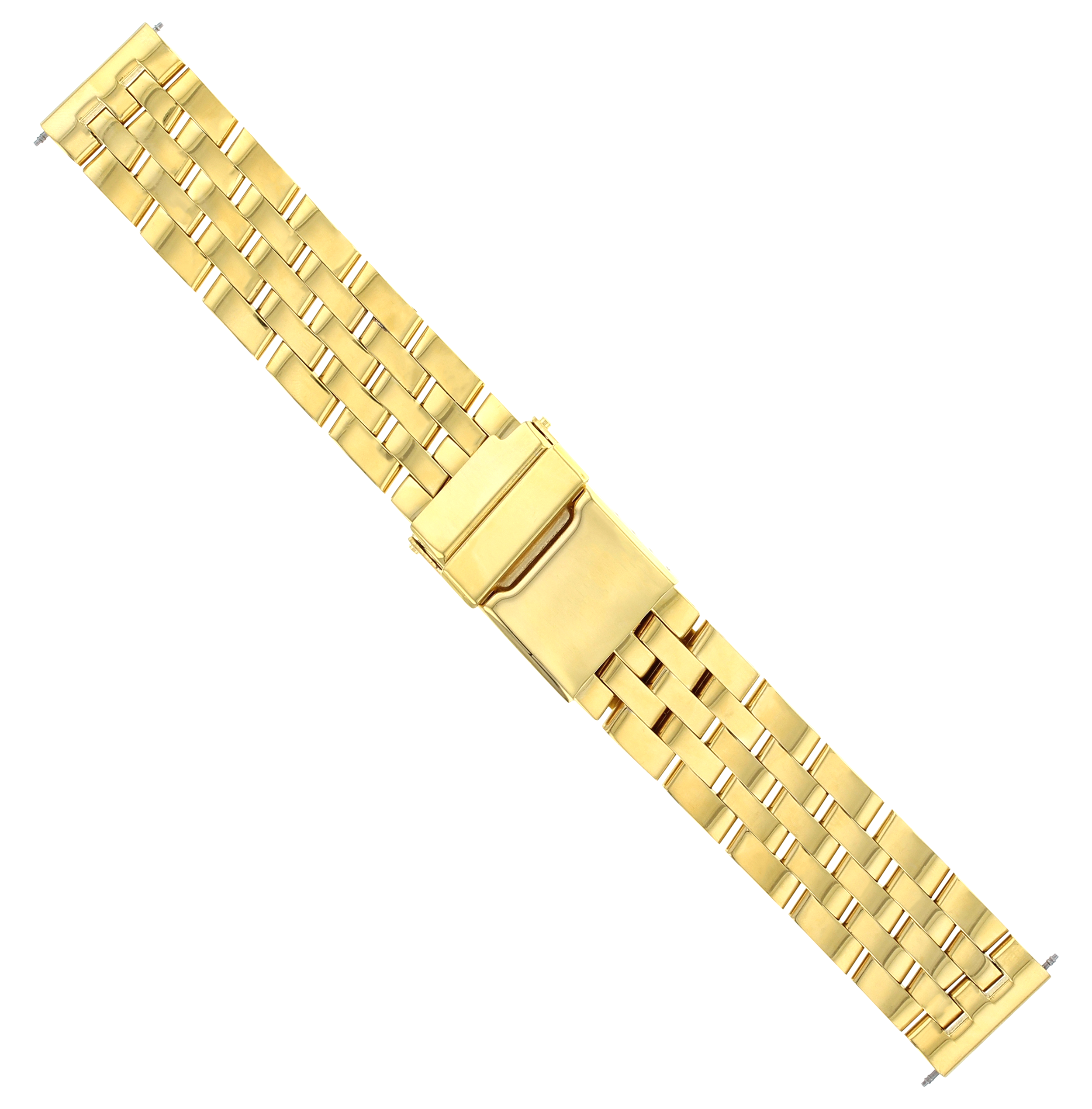 20MM WATCH BAND FOR 39MM BREITLING CHRONOMAT K13352 WATCH 5 LINK GOLD COLOR