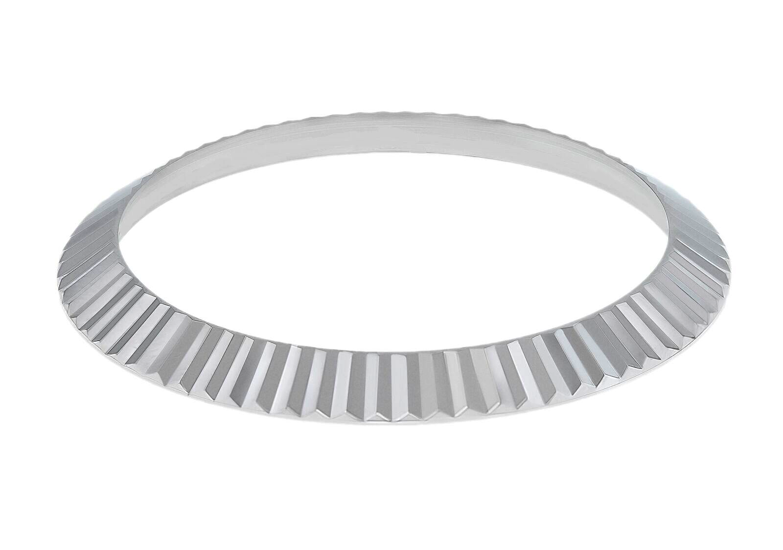 FLUTED  BEZEL FOR 41 ROLEX DATEJUST 126300 126333,126334 STAINLESS STEEL