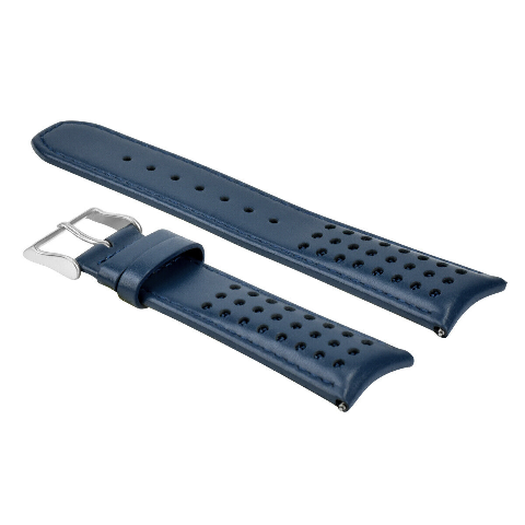 23MM WATCH BAND AT8020-03L H800-S081165 BLUE ANGELS LEATHER STRAP FOR CITIZEN
