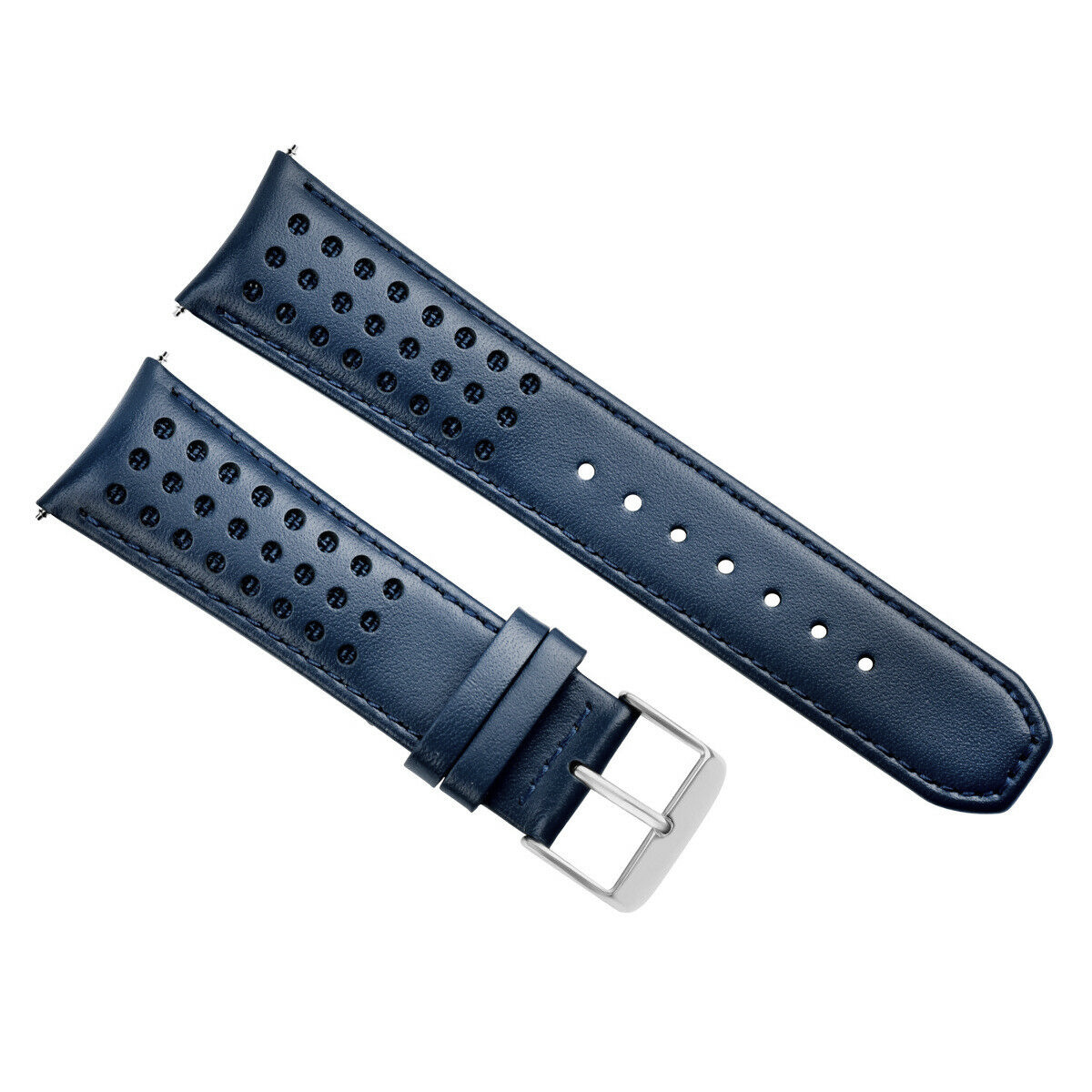 23MM WATCH BAND AT8020-03L H800-S081165 BLUE ANGELS LEATHER STRAP FOR CITIZEN