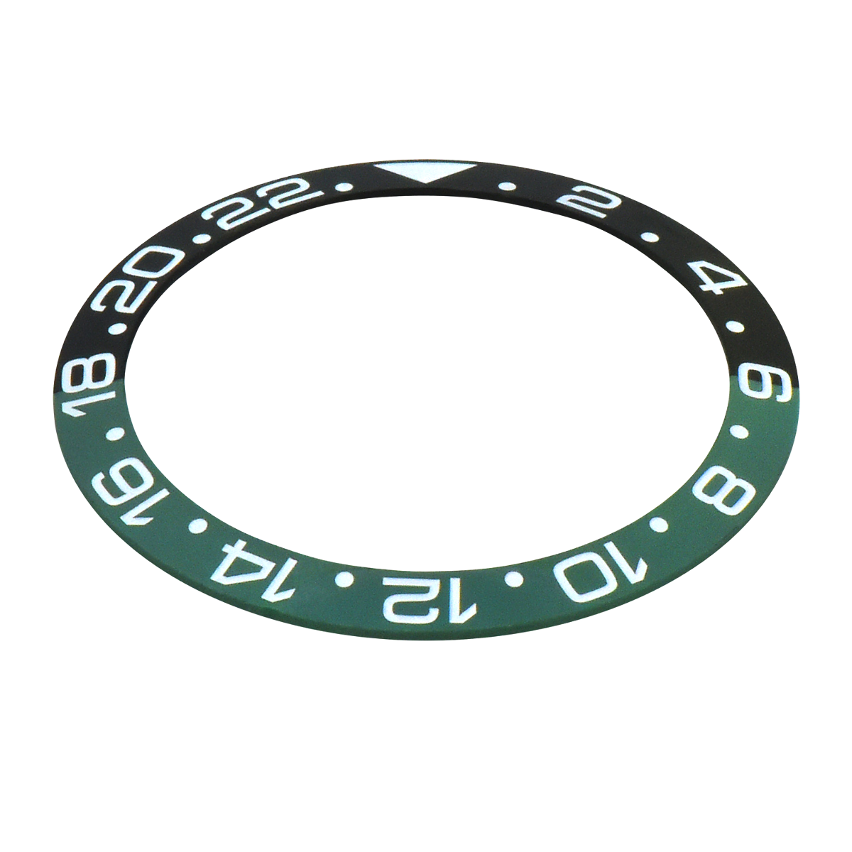 BEZEL INSERT CERAMIC FOR ROLEX GMT 16700 16710 16713 16718 16710LN BLACK/GREEN