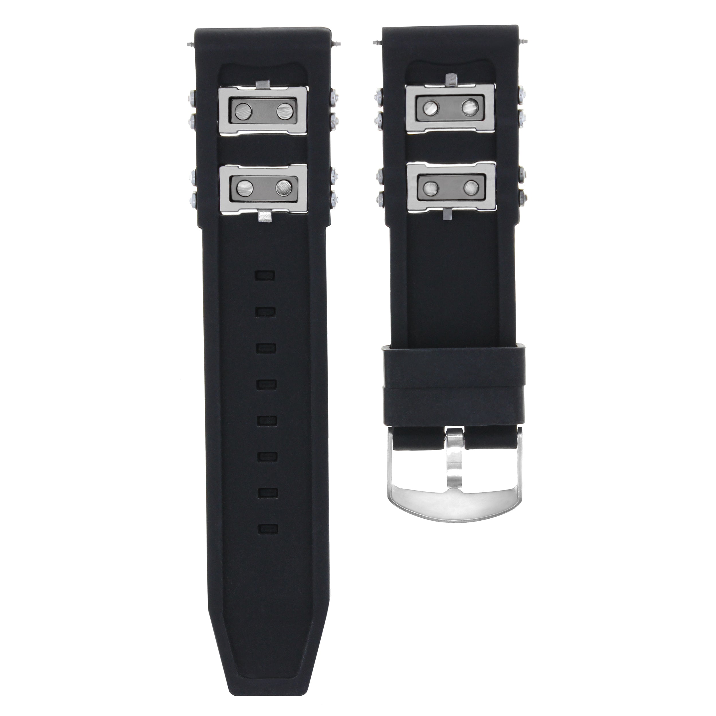 26MM RUBBER WATCH BAND STRAP FOR INVICTA RUSSIAN 1800 1201 1805 1845 1959 BLACK