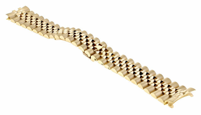 20MM 18K YELLOW GOLD JUBILEE WATCH BAND FOR ROLEX 36MM DAY DATE PRESIDENT